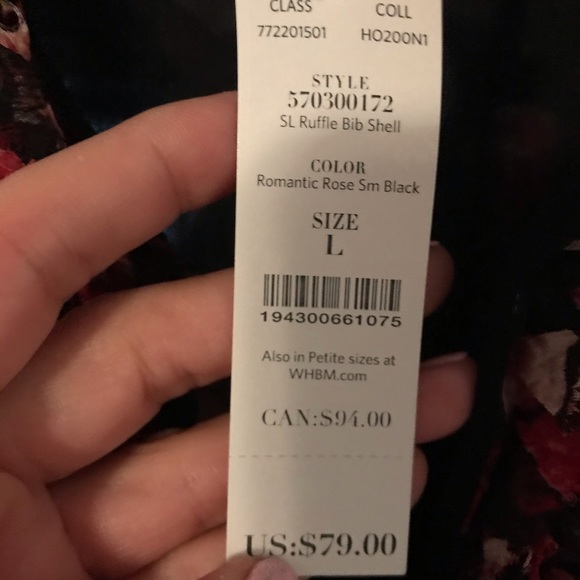 Ruffle Bib Shell Top - Picture 4 of 4